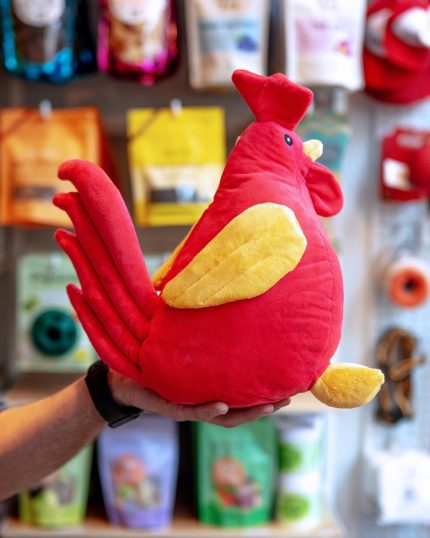 Ricky the Rooster Squeaky Plush Dog Toy